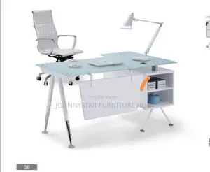 Supermax 1.4mters Glass Executive Office Tables