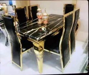 6 Seater Marble Dining Set