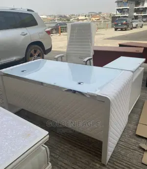160cm Executive White Table and Chair
