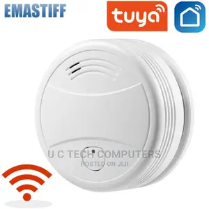 Tuya Wifi Strobe Smoke Detector Wireless Fire Alarm