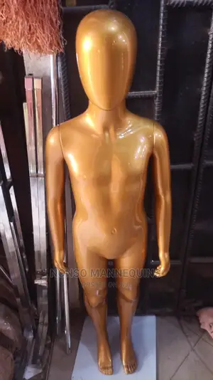 Age 5 to 12 Years Unisex Gold Kids MANNEQUINS