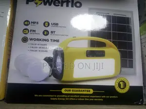 3 Lamp Powerflo Solar Rechargeable Lamp
