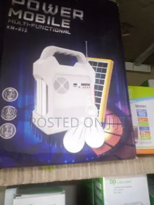 3 Lamp Solar Rechargeable Lamp.