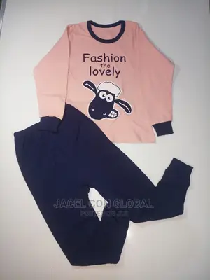 Kids Pyjamas Set Long Sleeves Trousers (8-10 Yrs)
