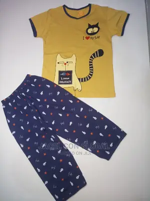 Kids Short Sleeve Shorts Nightwear (7-12yrs)