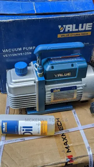 Value VE115N 1/4hp Portable Single Stage Vacuum Pump
