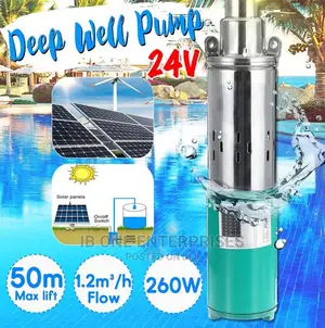 DC Solar Submersible Pump for Garden Home Agricultural