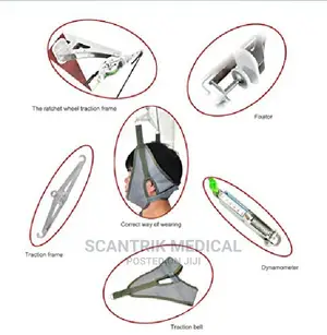 Cervical Traction Over Door Neck Massager Stretcher Adjustme