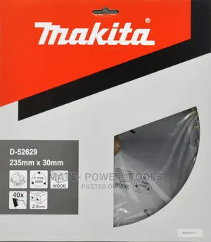 Makita Circular Saw Blade, Tct, Wood, 235 X 30 X 2.5mm 40T