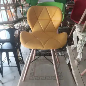 Wooden Legs Leather Chair