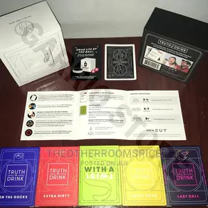 Adult Card Games Night Truth or Drink Fun Party Questions