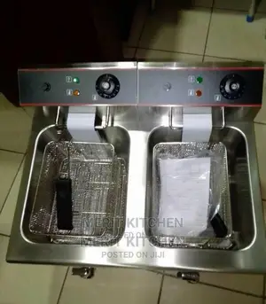 Double Pan Electric Deep Fryer