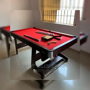 Foldable 6ft Snooker Board With Accessories