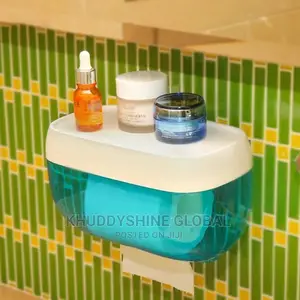 Waterproof Toilet Paper Holders Strong Suction Cup Tissue