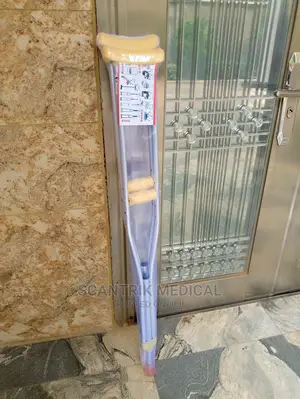 Stainless Steel Walking Underarm Crutches for Kids or Adults