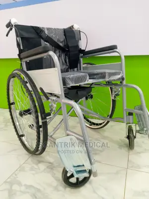 Fixed Wheelchair With Commode