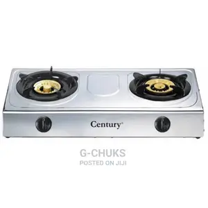 Century 2burner Stainless Steel Auto-Ignition Gas Cooker