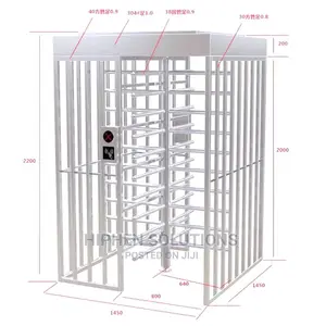 Fullheight Turnstile With Single Channels