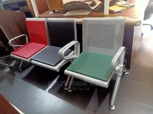 3-Seater Fiber Seat Waiting Chair