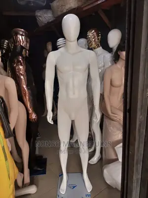 Glossy White Full Body Male Display MANNEQUINS