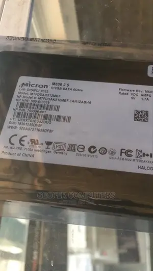 512 Solid State Hard Drive