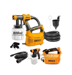 Ingco Electric Floor Base Paint Spraying Gun HVLP 550W