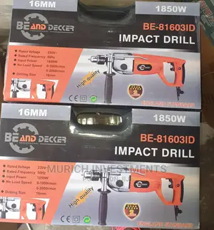 16mm Be and Decker Drill Machine