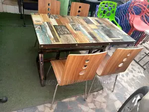 Wooden Graphic Designed Table