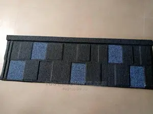 Shingle Black With Blue Patches