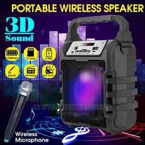 New Portable Microphone Bluetooth Wireless Speaker