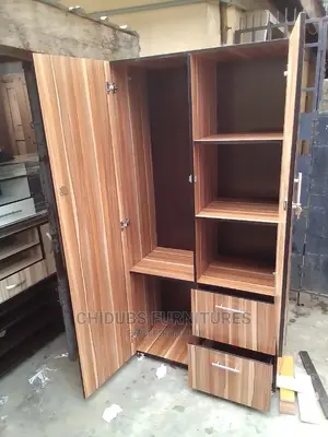 3ft by 6ft Quality Wardrobe With Double Drawer