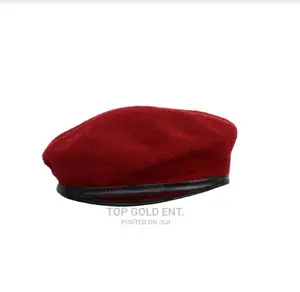 Wine Beret Cap