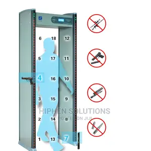 Detection Zones Walk Through Metal Detector