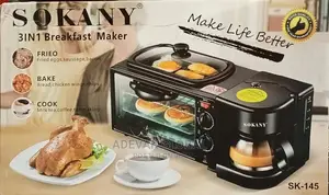 Sokany 3 in 1 Breakfast Oven Grill Coffee Maker
