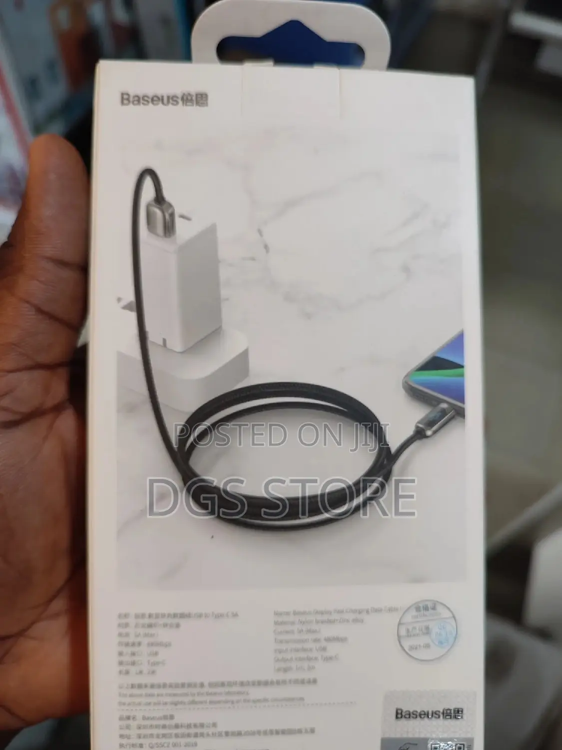 Baseus Display Fast Charging Data Cable 40w