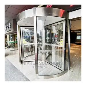 Automatic Revolving Door for Hotel Entrance