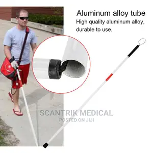 Folding Guide Stick for the Deafblind