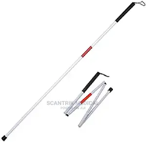 Blind Cane Reflective Red Folding Walking Stick for Blind P