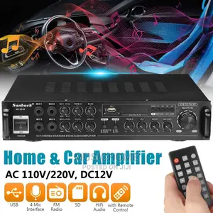 Dual Channels Portable Ceiling/Wall Speakers Amplifier