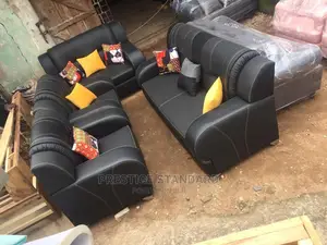 A 7 Seater Sofa, Made WTH Standard Leather