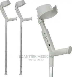 Medic Crutch Elbow Grey
