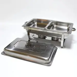 SILVER Buffet (2 In 1) Quality Buffet/Chaffing Dish