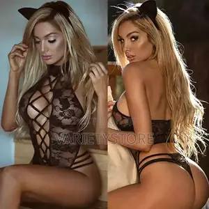 Cosplay Sexy Erotic Lingerie With Cat Ear for Women