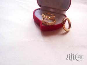 Leyla Williams Gold Engagement and Wedding Ring LW01