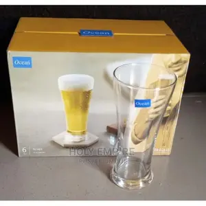 Beer /Water Clear Glass Cups 6pcs.