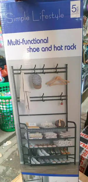 Multifunctional Shoe and Hat Rack