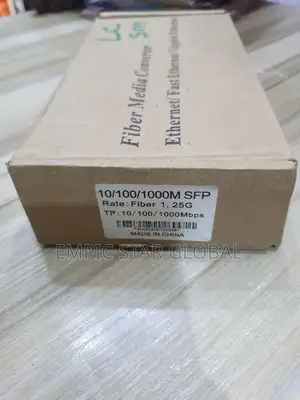 Fiber SFP Media Converter 10/1000 Sm Lc