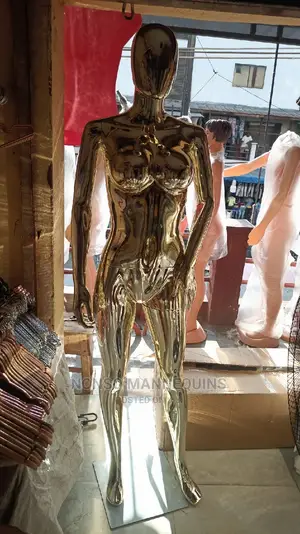 Size 10 Gold Chrome Female MANNEQUINS Faceless