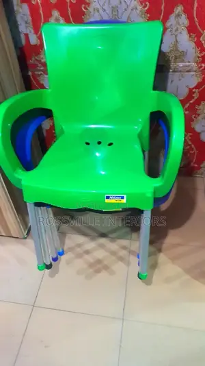 Durable Plastic Chairs Aluminium Legs – Perfect for Home Office!