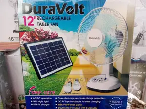 Solar Rechargeable Fan